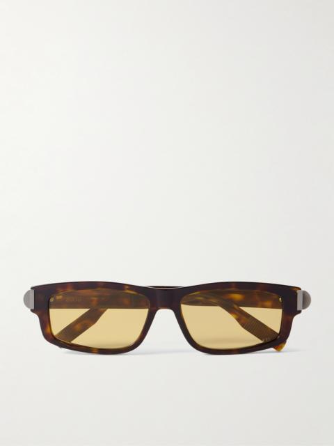 Dior CD Icon S2I Rectangular-Frame Tortoiseshell Acetate Sunglasses