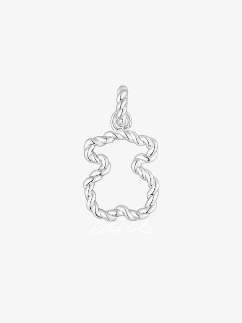 TOUS Twisted Pendant with bear silhouette