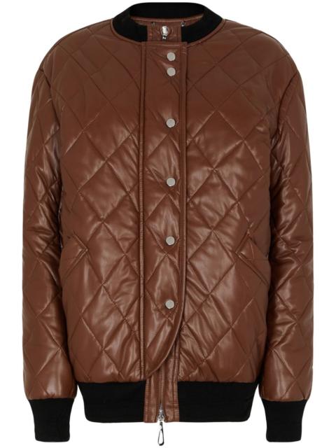rabanne long quilted blouson