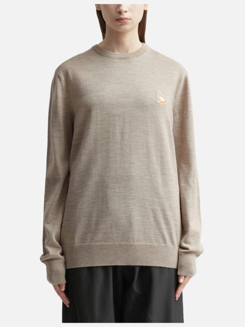 CHILLAX FOX PATCH CLASSIC R-NECK JUMPER