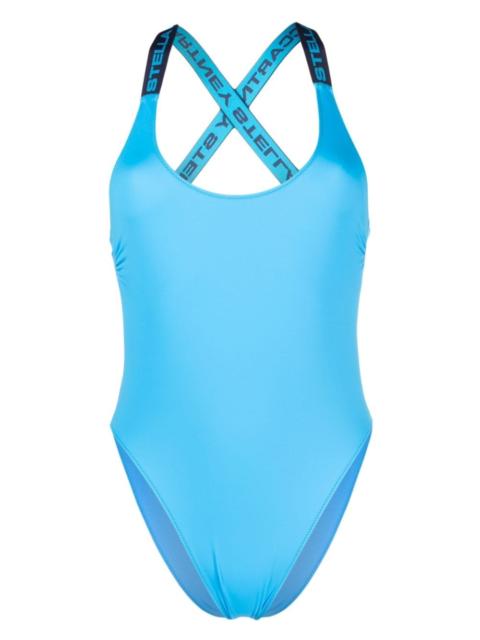 Stella McCartney logo-strap swimsuit