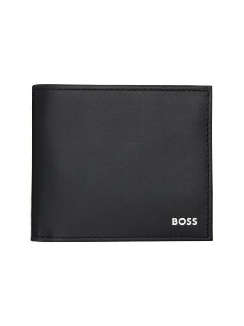 BOSS Black Buffed Leather Wallet