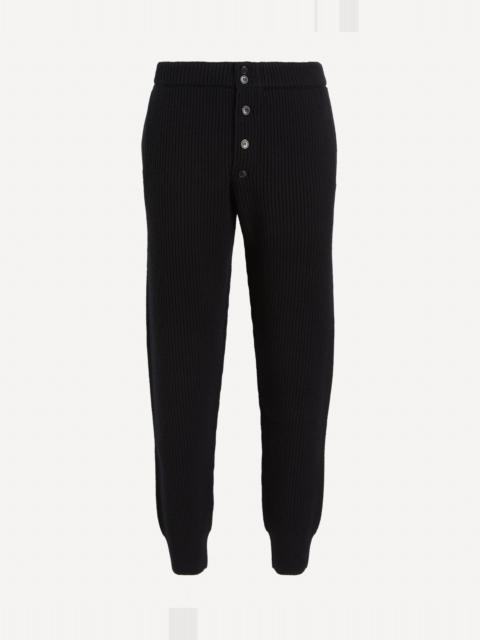 Dries Van Noten Wool Trousers in Black