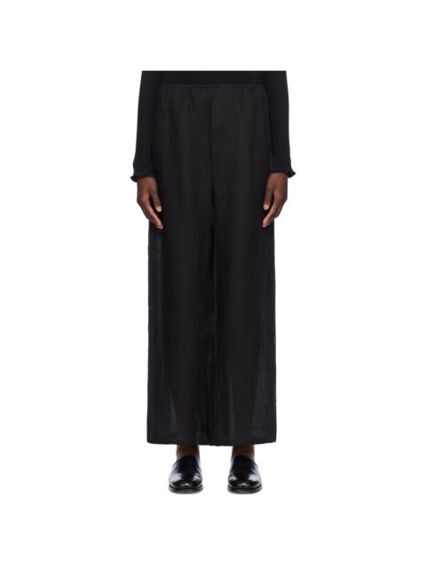 BASERANGE Black Stoa Trousers