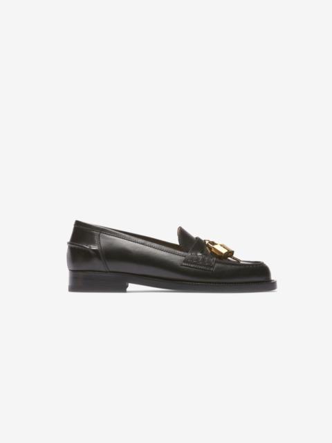 N°21 LOCK-EMBELLISHED LOAFERS