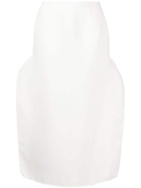 MATICEVSKI Pureness Cut Away skirt