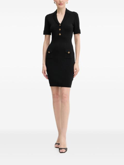 GUESS USA knitted belted mini dress