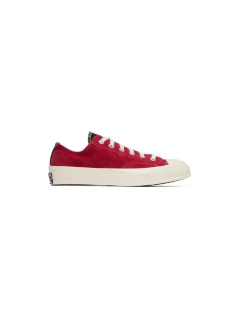 Black & Red Chuck 70 OX Sneakers