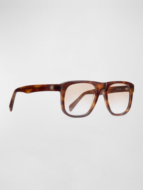 TOTEME The Navigator Acetate Square Sunglasses