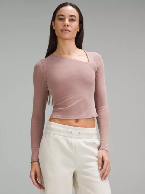 lululemon Soft Ribbed Asymmetrical Long-Sleeve Shirt