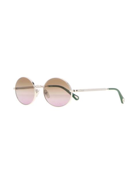 Chloé Silver Metal Sunglasses