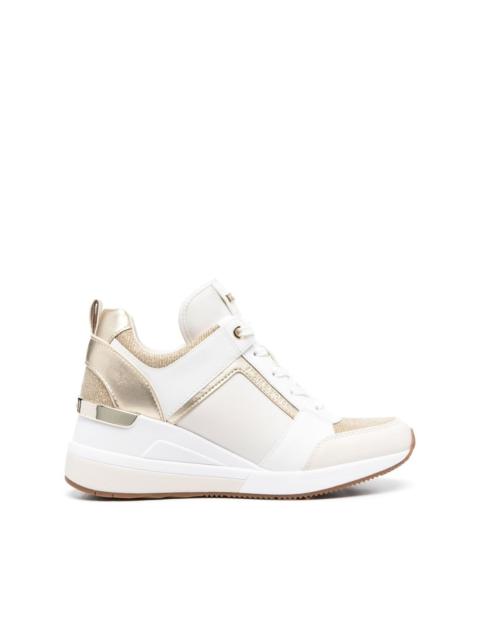 MICHAEL KORS wedge-heel lace-up sneakers