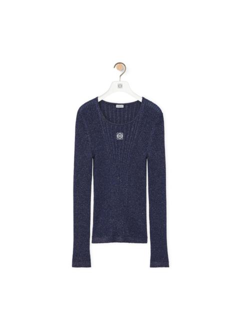 Loewe Long sleeve top in viscose blend