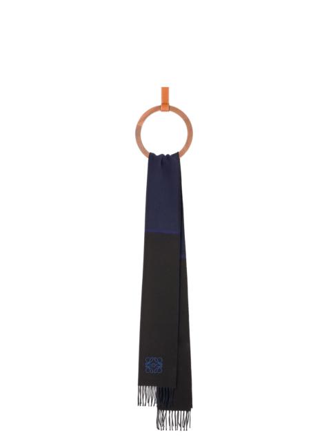 Loewe Window scarf in wool and cashmere