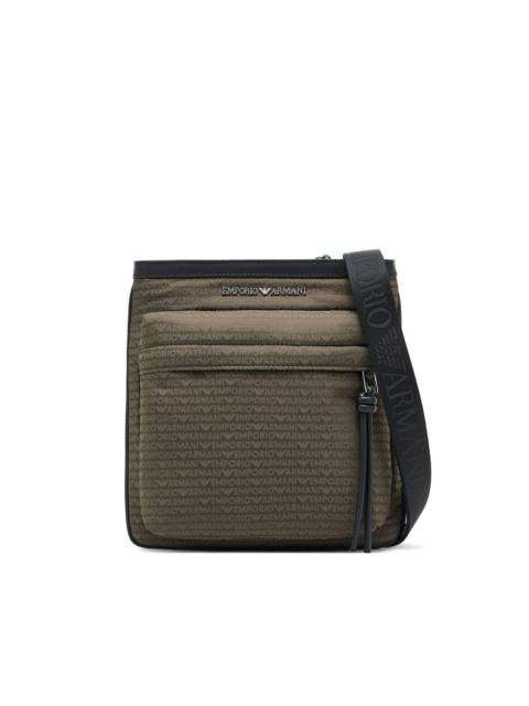 EMPORIO ARMANI logo-pattern shoulder bag