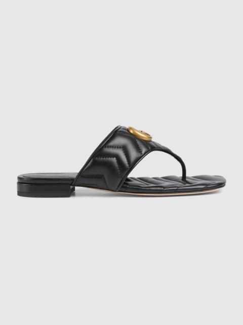 Women's Double G thong sandal