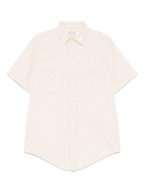 Maison Margiela short-sleeve chest-pocket shirt