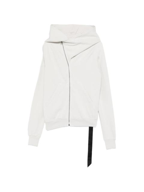 Rick Owens DRKSHDW asymmetric zip-fastening hoodie