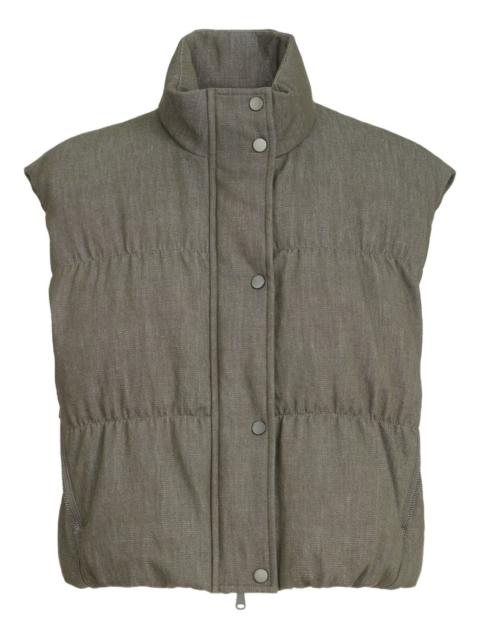 Brunello Cucinelli twill-weave vest