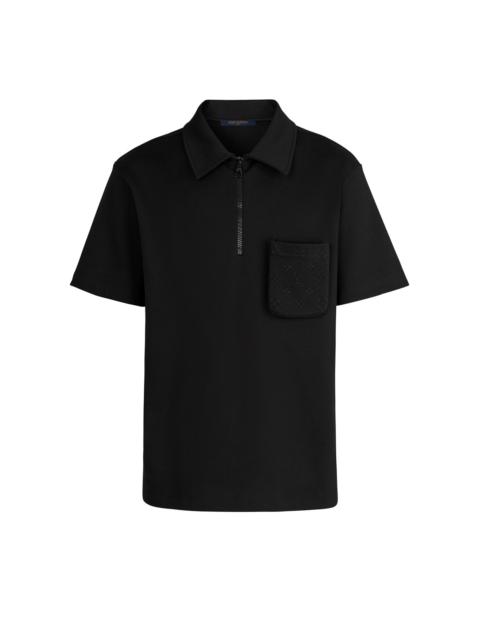 Louis Vuitton Zip Polo With Monogram Pocket