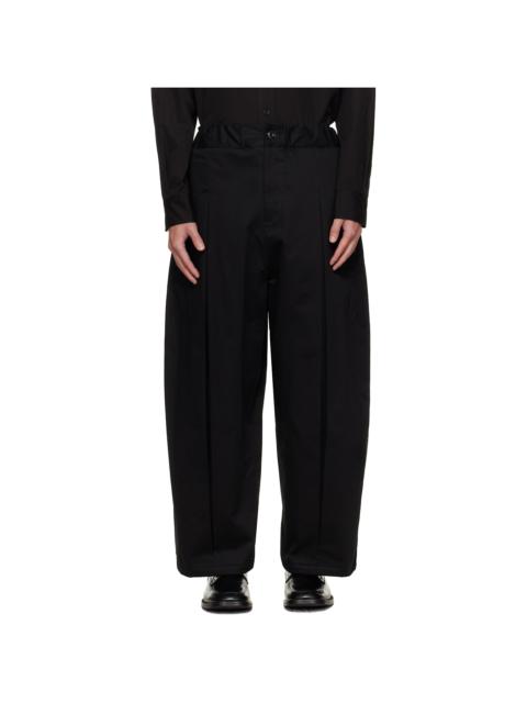 sage NATION Black Box Pleat Trousers