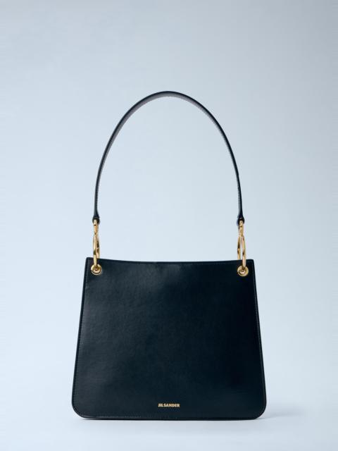 Jil Sander Structured Leather Shoulder Bag