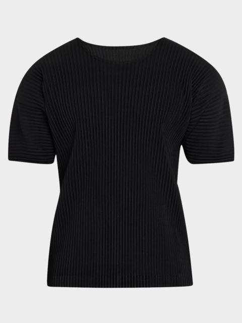 ISSEY MIYAKE Men's Pleated T-Shirt