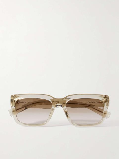 SAINT LAURENT Square-Frame Acetate Sunglasses