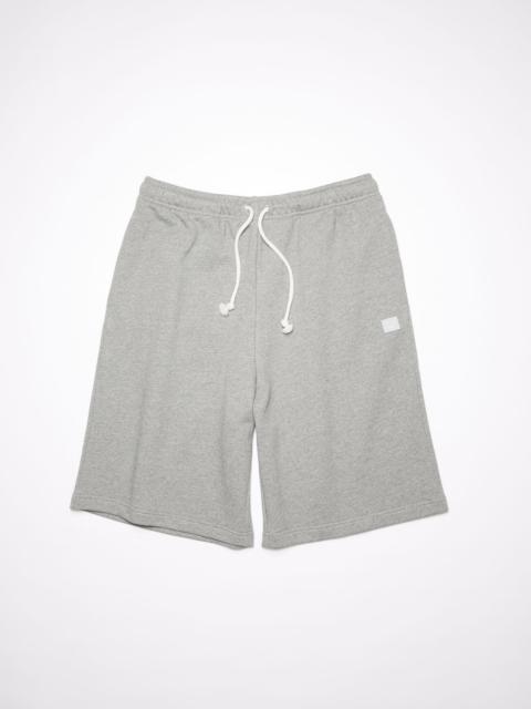 Fleece sweat shorts - Light Grey Melange