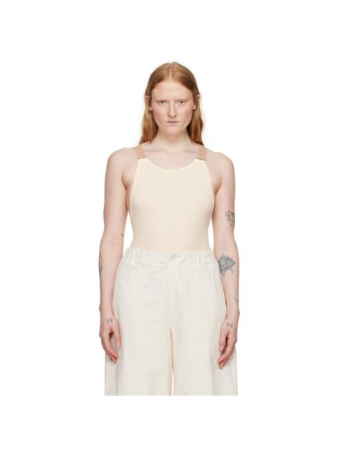 BASERANGE Off-White Suspend Bodysuit