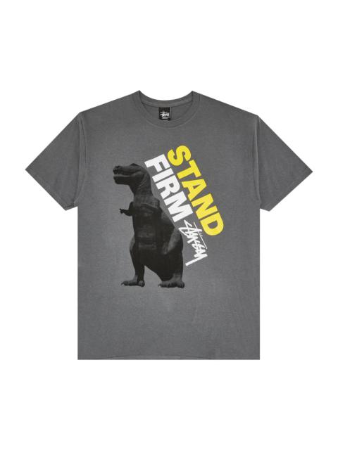 Stussy Stand Firm Dino Tee 'Charcoal'