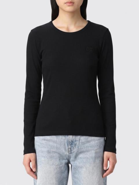 GANNI GANNI Cotton Crew Neck T-shirt