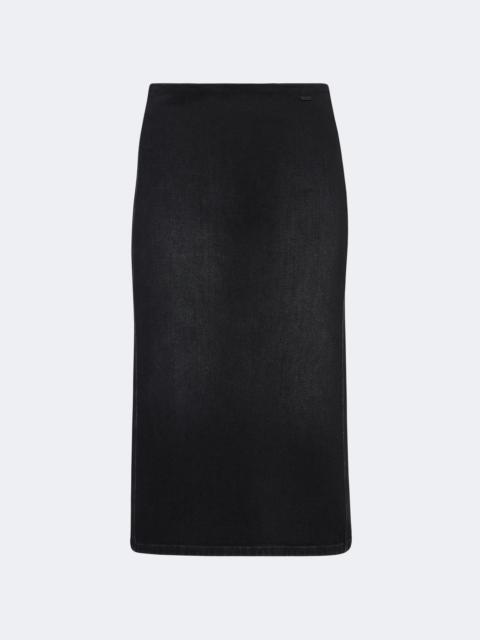 GUCCI Denim midi skirt