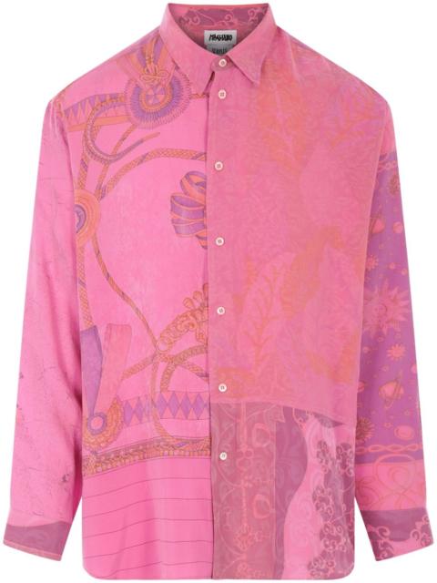 MAGLIANO mix-print cotton shirt
