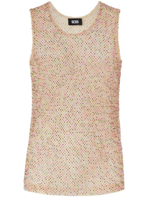 GCDS tulle tank top
