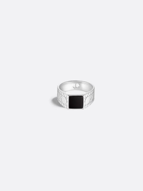 Dior Cannage Signet Ring