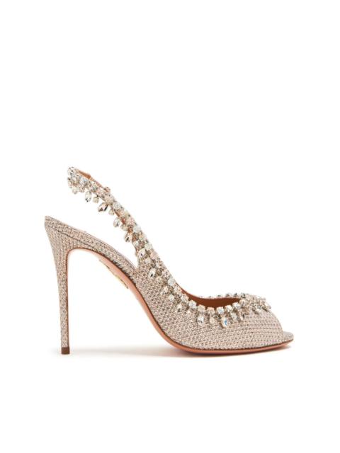 Temptation 105mm crystal-embellished sandals