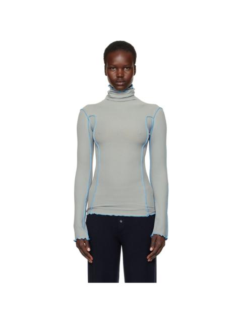 BASERANGE Blue Omato Turtleneck