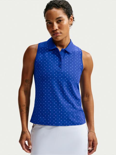 Nike Nike Victory Women's Dri-FIT Sleeveless Printed Golf Polo