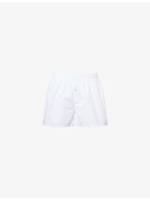 HANRO Fancy Relaxed-Fit Cotton Boxer Shorts