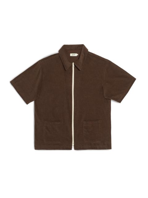Bather Walnut Terry Tour Shirt