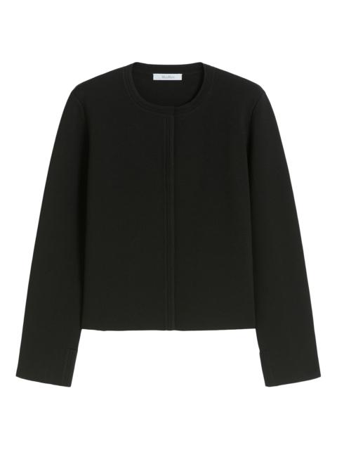 Max Mara Women's Viscose Crepe Yarn Jacket - Black