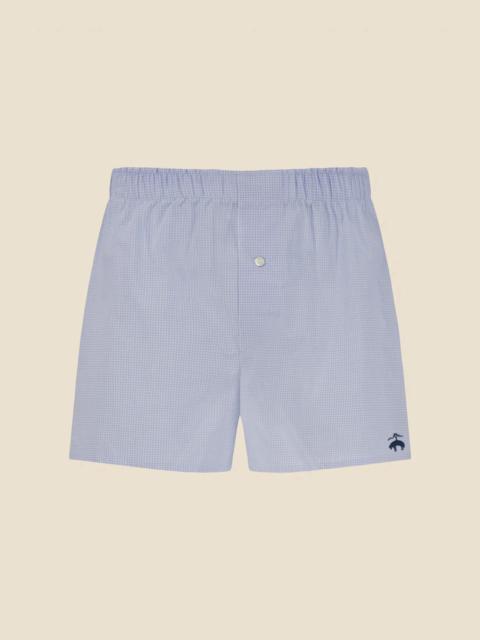 Brooks Brothers Slim Fit Cotton Broadcloth Windowpane Boxers