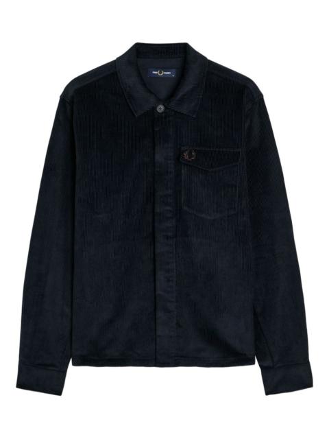 Fred Perry chest-pocket corduroy shirt jacket
