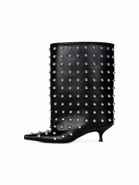 A.W.A.K.E. MODE DANA ROCK KITTEN HEEL 실린더 흑실