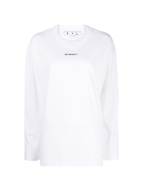 logo-print long-sleeve T-shirt