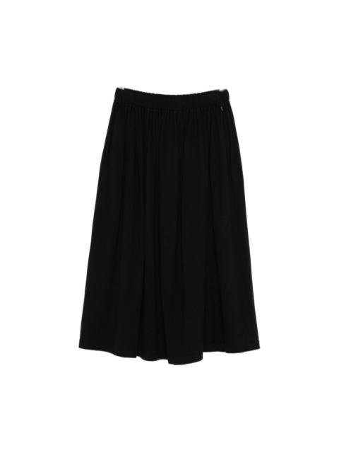 extreme cashmere Cotton and cashmere midi skirt