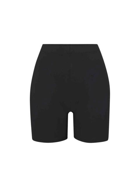 SKIMS SKIMS Swim Mid Waist Short Onyx