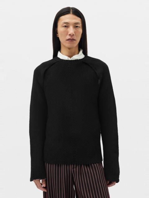Ann Demeulemeester Ferdin Diagonal Rib Comfort Sweater