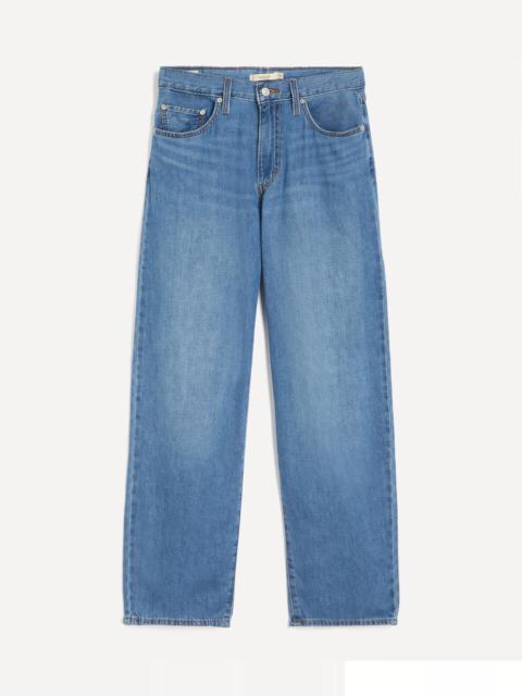 Levi's Baggy Dad Linen-Denim Jeans in Heavy Check